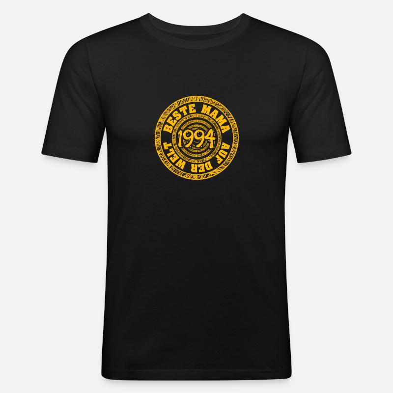 1994 - Männer Slim Fit T-Shirt - Schwarz