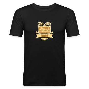 1998 - Men's Slim Fit T-Shirt - black - Front - Nik (191cm)