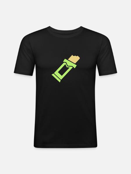 Chocolate bar - Men's Slim Fit T-Shirt - black