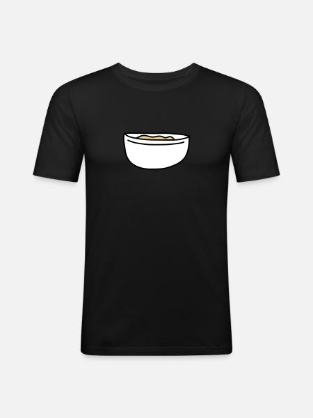 Mixing Bowl - Männer Slim Fit T-Shirt - Schwarz