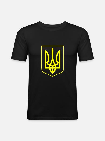 Ukraine - Men's Slim Fit T-Shirt - black