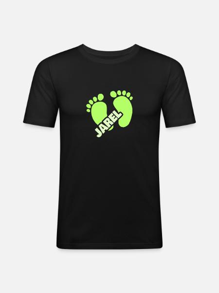Jarel - Men's Slim Fit T-Shirt - black