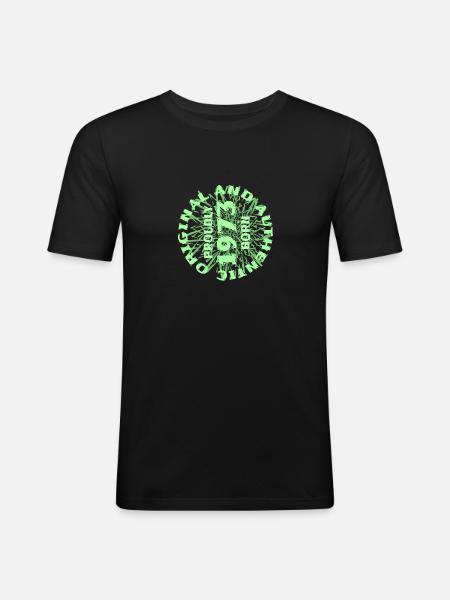 Birthday 1973 - Men's Slim Fit T-Shirt - black