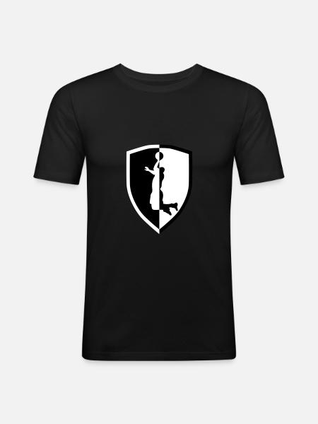 Basketball - slam dunk - Men's Slim Fit T-Shirt - black