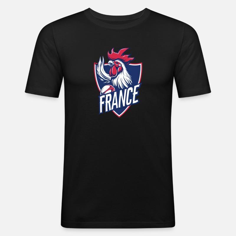 Stolz darauf, Rugby zu sein - Männer Slim Fit T-Shirt - Schwarz