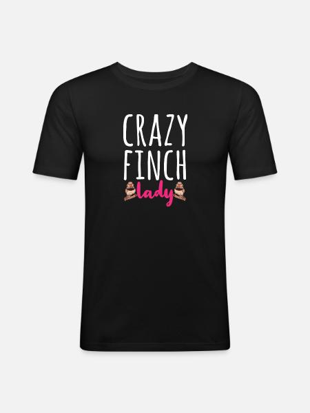 Zebra Finches Birds Zebra Finches - Men's Slim Fit T-Shirt - black