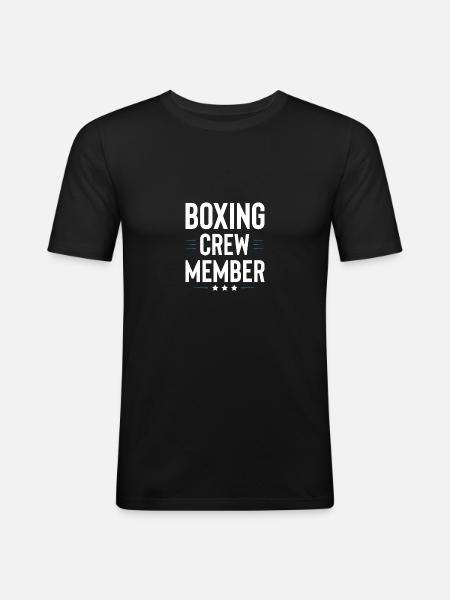 Équipe de boxe - T-shirt près du corps Homme - noir