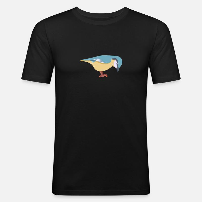 Nuthatch - Men's Slim Fit T-Shirt - black