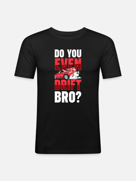 Drifting Donut Transverse Screwdriver - Men's Slim Fit T-Shirt - black