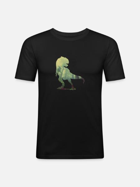 Tyrannosaurus - Men's Slim Fit T-Shirt - black