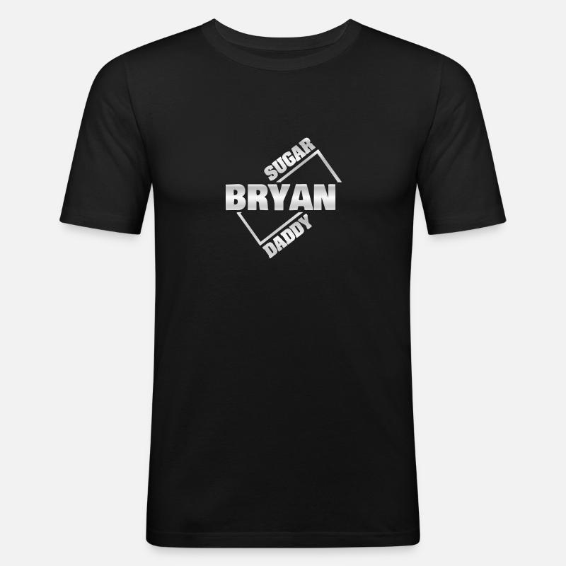 Sugar Daddy Sugardaddy Bryan - Men's Slim Fit T-Shirt - black
