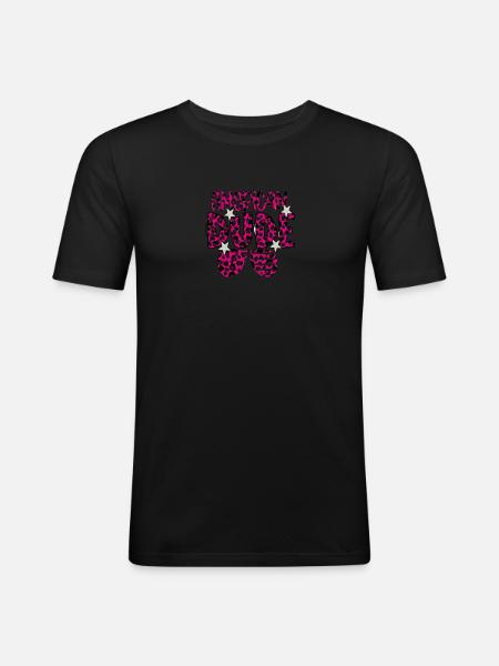 American Dude - Men's Slim Fit T-Shirt - black