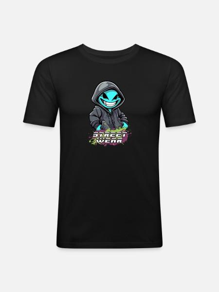 Streetwear Fantasy Men - Men's Slim Fit T-Shirt - black