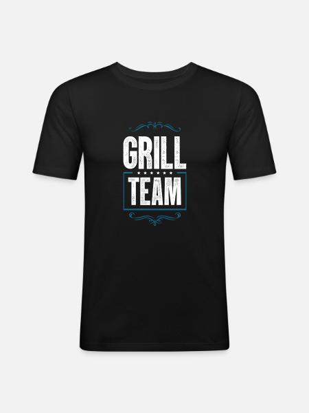 Grill Team - Men's Slim Fit T-Shirt - black