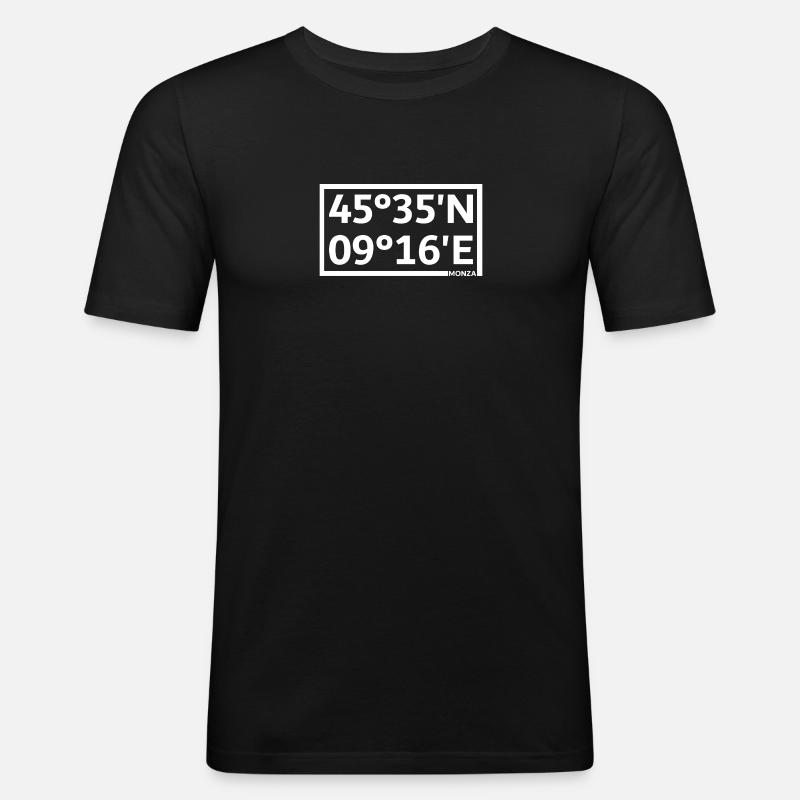 Monza Coordinates - Men's Slim Fit T-Shirt - black