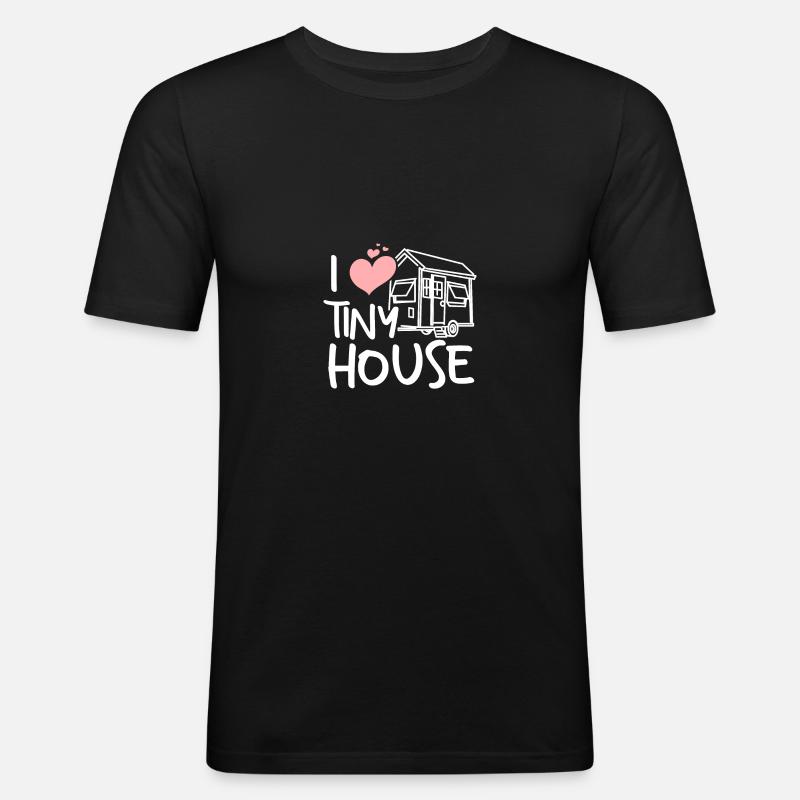 Constructeur de tiny house - T-shirt près du corps Homme - noir