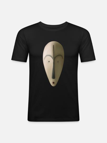 African ancestral art - Men's Slim Fit T-Shirt - black