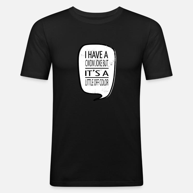 birthday geek hacking coding quote - Männer Slim Fit T-Shirt - Schwarz