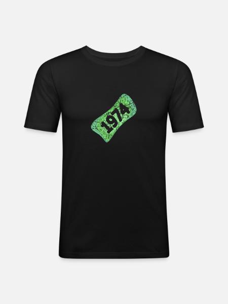 1974 - Men's Slim Fit T-Shirt - black