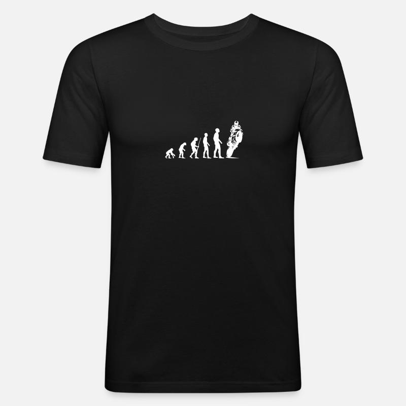 GSXR Evolution - Männer Slim Fit T-Shirt - Schwarz