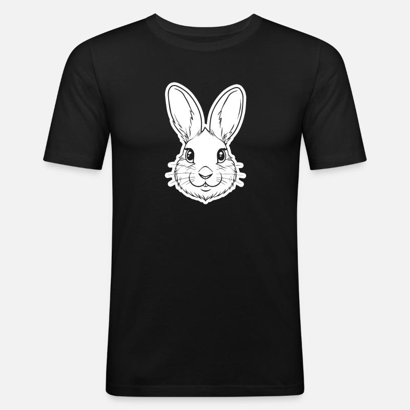 Rabbit Rabbit - Men's Slim Fit T-Shirt - black