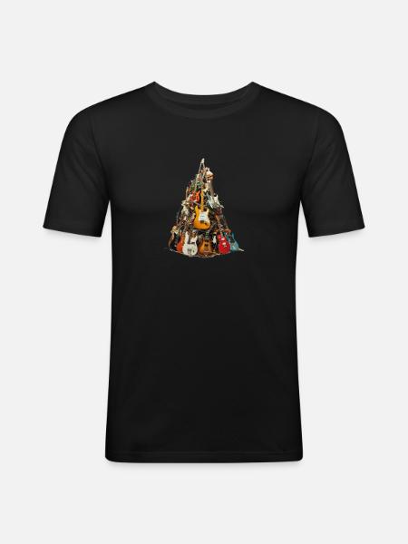 heap of sound - Men's Slim Fit T-Shirt - black