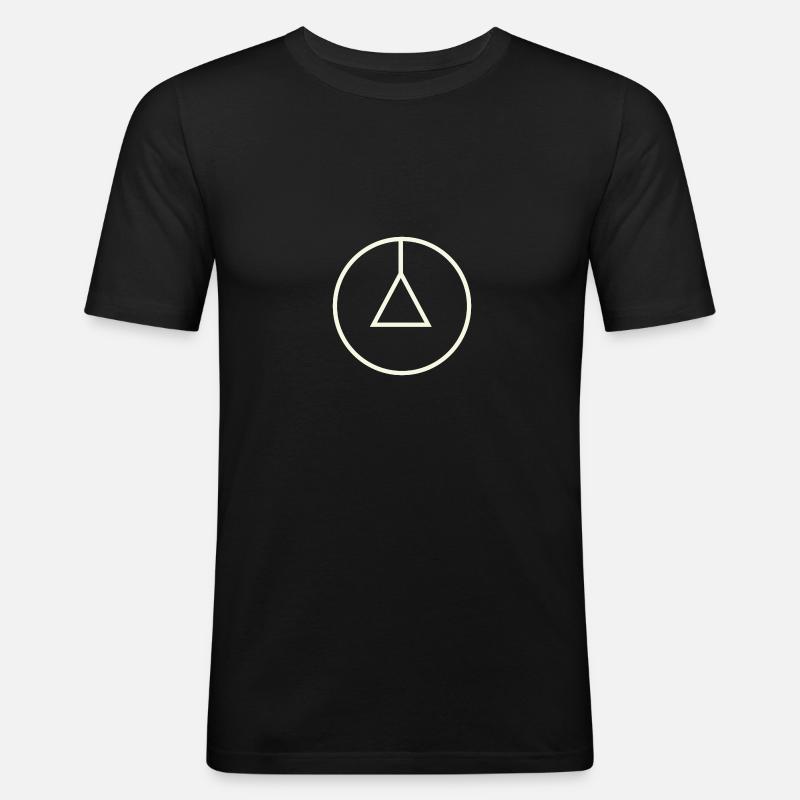 Illuminati all seeing eye - Men's Slim Fit T-Shirt - black