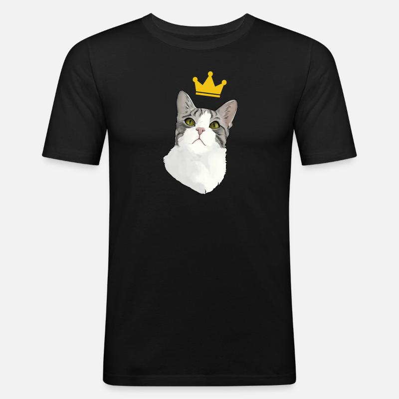 King Mörf - Männer Slim Fit T-Shirt - Schwarz