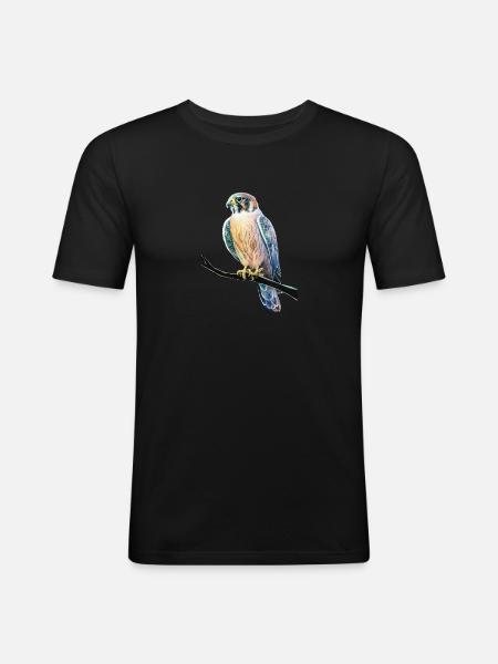 Birdie - Men's Slim Fit T-Shirt - black