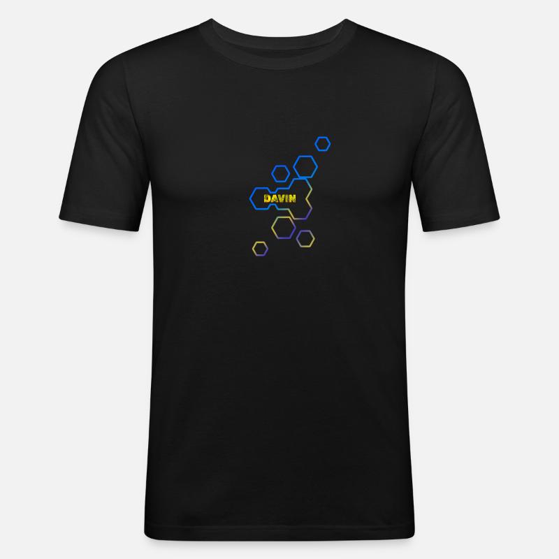 Gift Davin - Men's Slim Fit T-Shirt - black