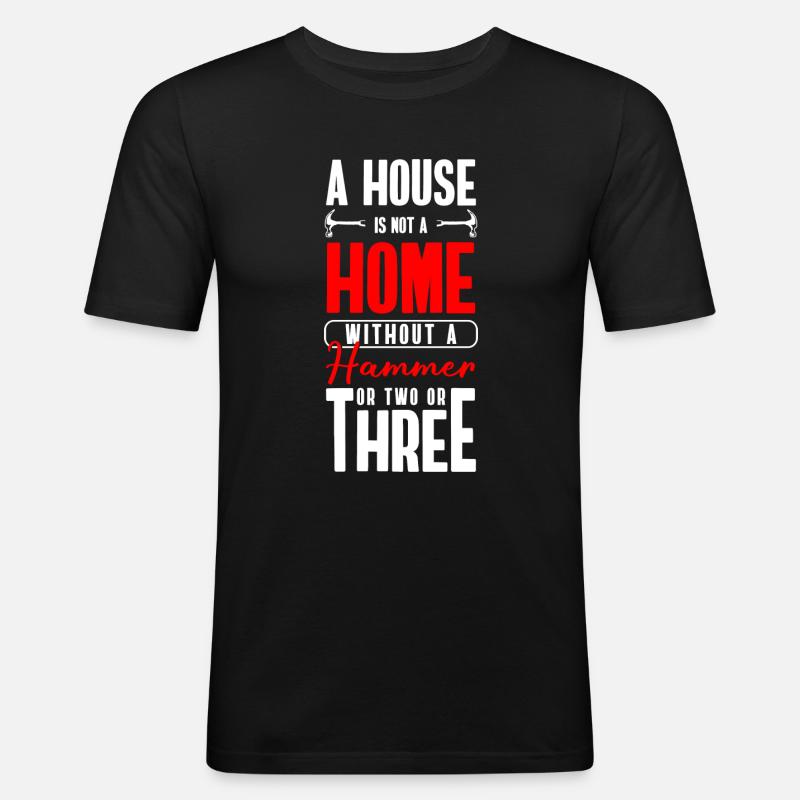 Tool Profession Construction Site - Men's Slim Fit T-Shirt - black