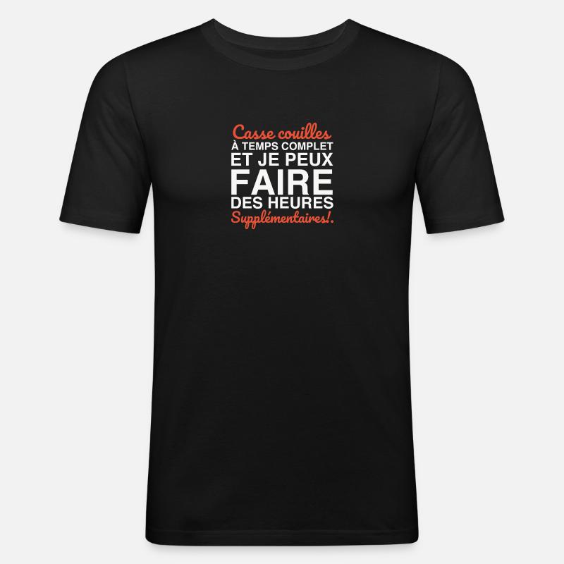 Full-time daredevils - Men's Slim Fit T-Shirt - black