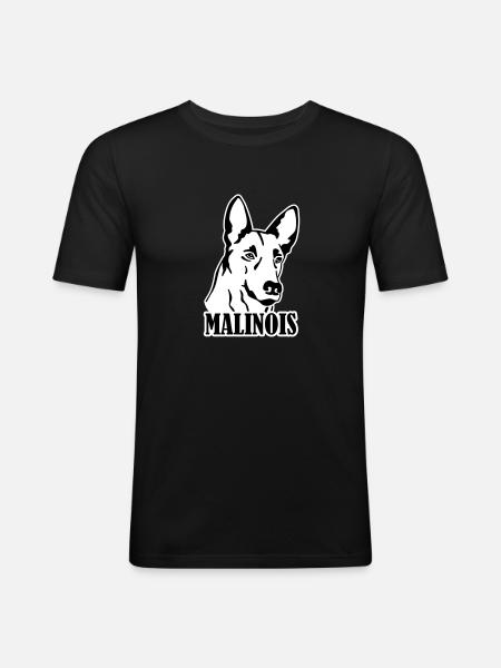 Malinois - Men's Slim Fit T-Shirt - black