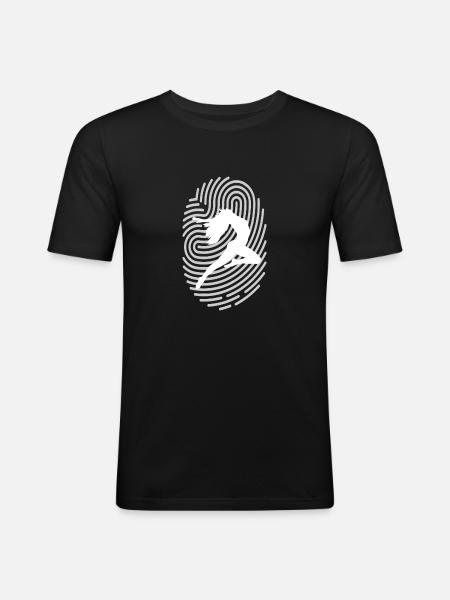 Dancing Dance Music - Men's Slim Fit T-Shirt - black