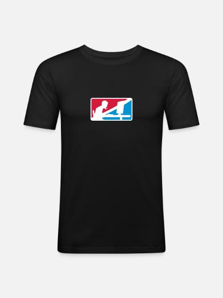 Progamer | eSports - Männer Slim Fit T-Shirt - Schwarz