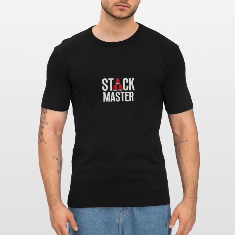 Stack Master Sport Speed Cup Stacker Stacking Männer Slim Fit T-Shirt