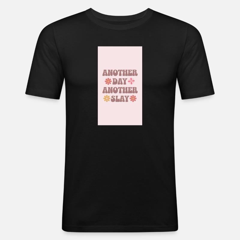 83FC9E1B3B012827956D3318E19E2782 - Männer Slim Fit T-Shirt - Schwarz