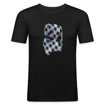 Hare - Men's Slim Fit T-Shirt - black - Front - Nik (191cm)