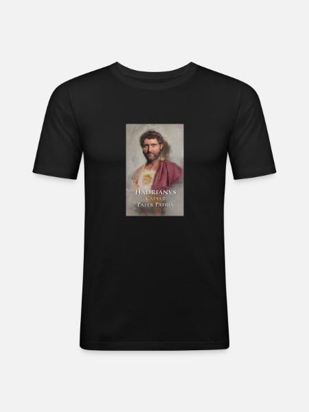 hadrianus pater patria - T-shirt près du corps Homme - noir
