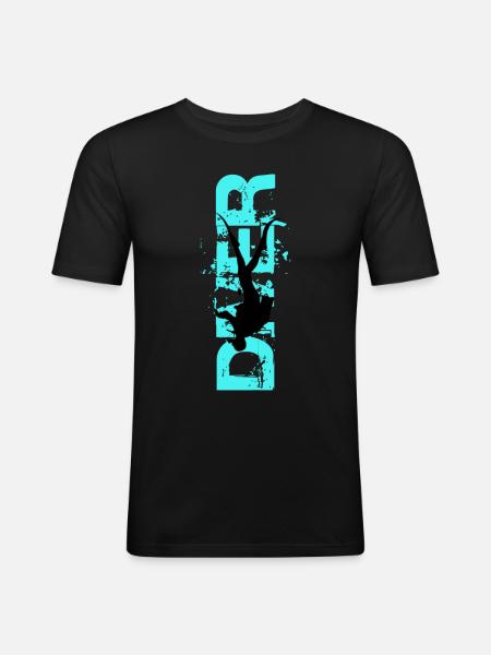 Diver - Men's Slim Fit T-Shirt - black