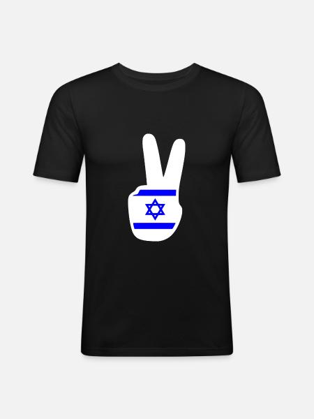Israel - Men's Slim Fit T-Shirt - black