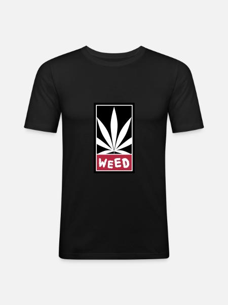 Weed - Men's Slim Fit T-Shirt - 