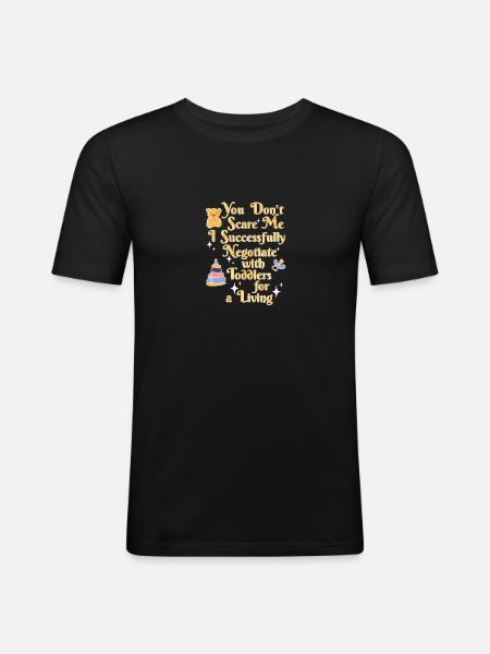 Nanny Babysitter Childminder - Men's Slim Fit T-Shirt - black