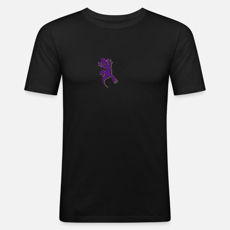 Mar974 2 - Männer Slim Fit T-Shirt - Schwarz