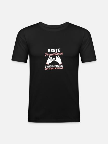 Best friend - Men's Slim Fit T-Shirt - black