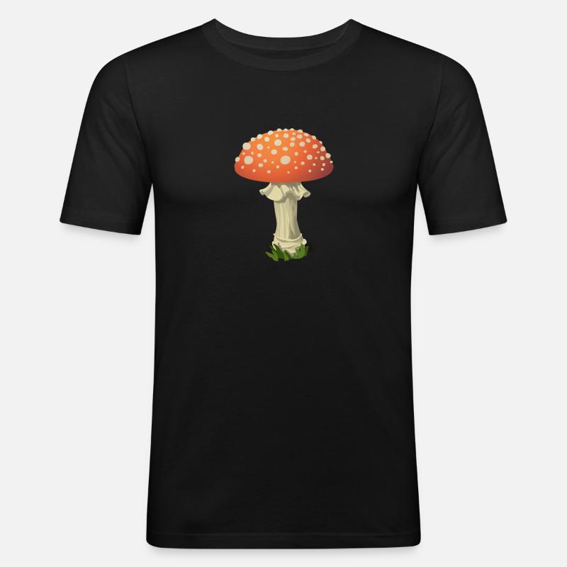 Toadstool - Men's Slim Fit T-Shirt - black