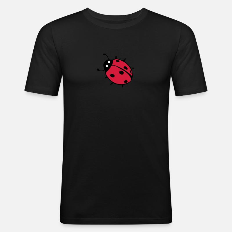 Ladybug - Men's Slim Fit T-Shirt - black