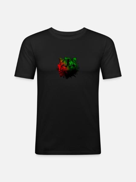 Mauritania - Men's Slim Fit T-Shirt - black