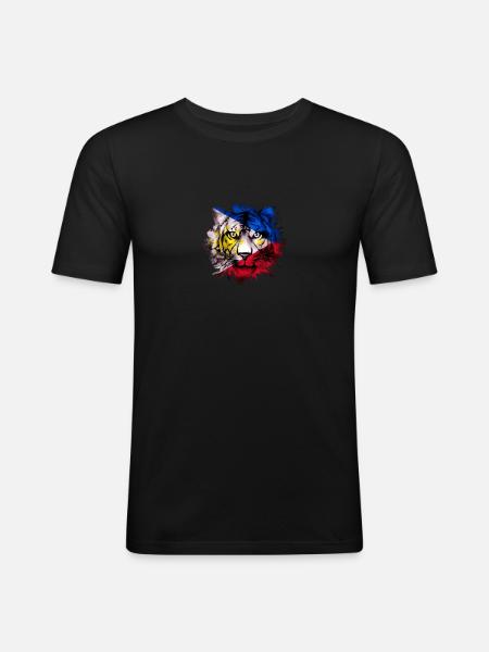 Philippines - Men's Slim Fit T-Shirt - black