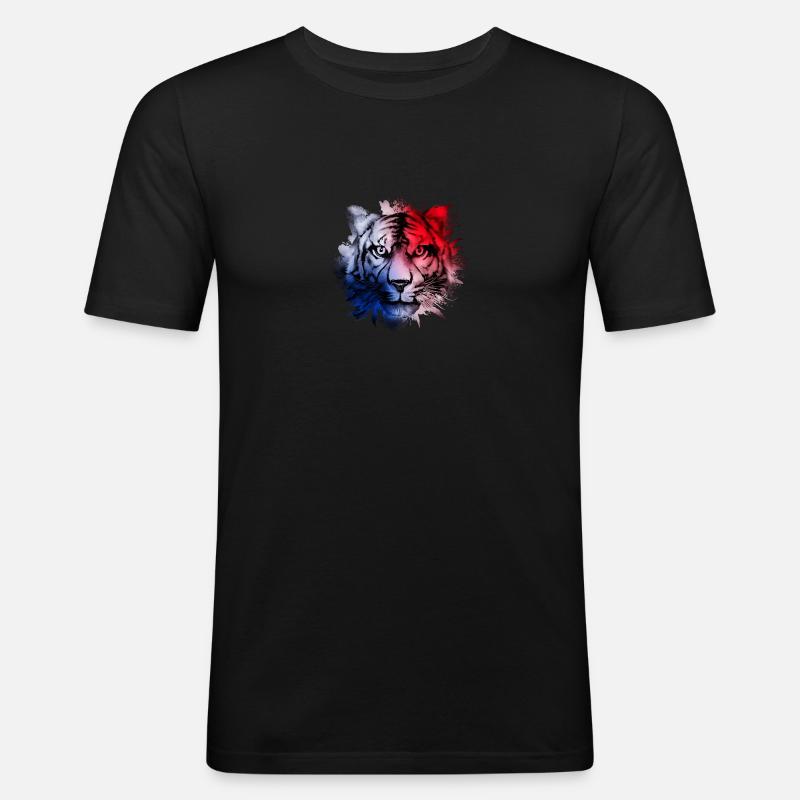 Panama - Männer Slim Fit T-Shirt - Schwarz